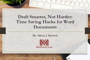 TCBA Draft Smarter, Not Harder Time Saving Hacks for Word Documents thumb